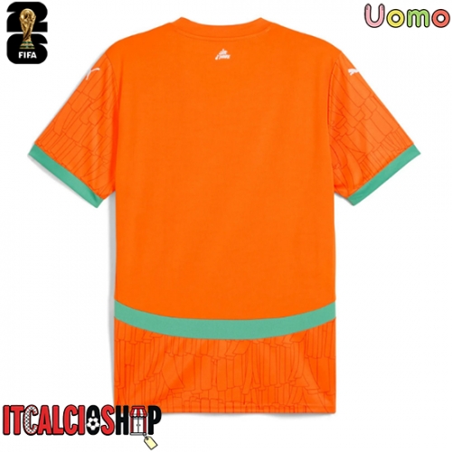 Costa d'Avorio Prima Maglia Mondiali 2026 Manica Corta